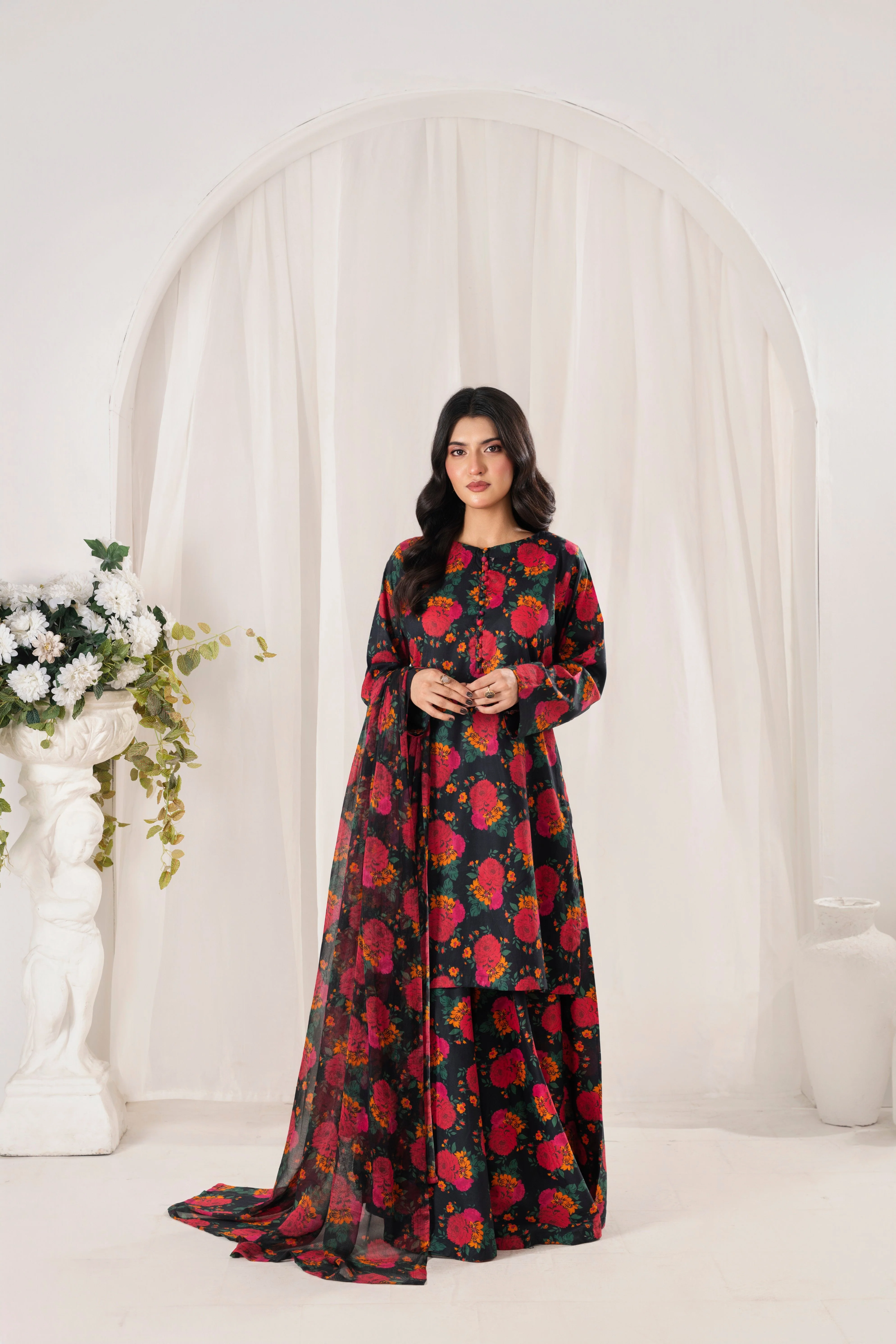 Exquisite Summer Lawn 3-Piece
