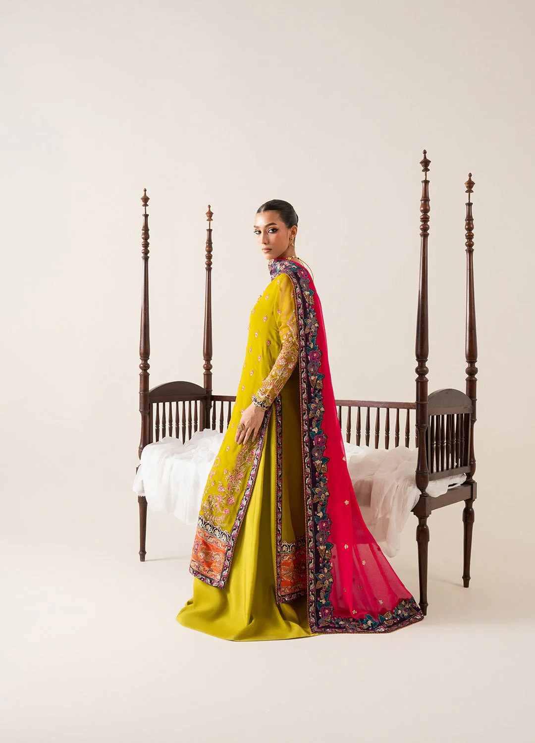 Freesia Zaib Embroirdered Chiffon - Image 4