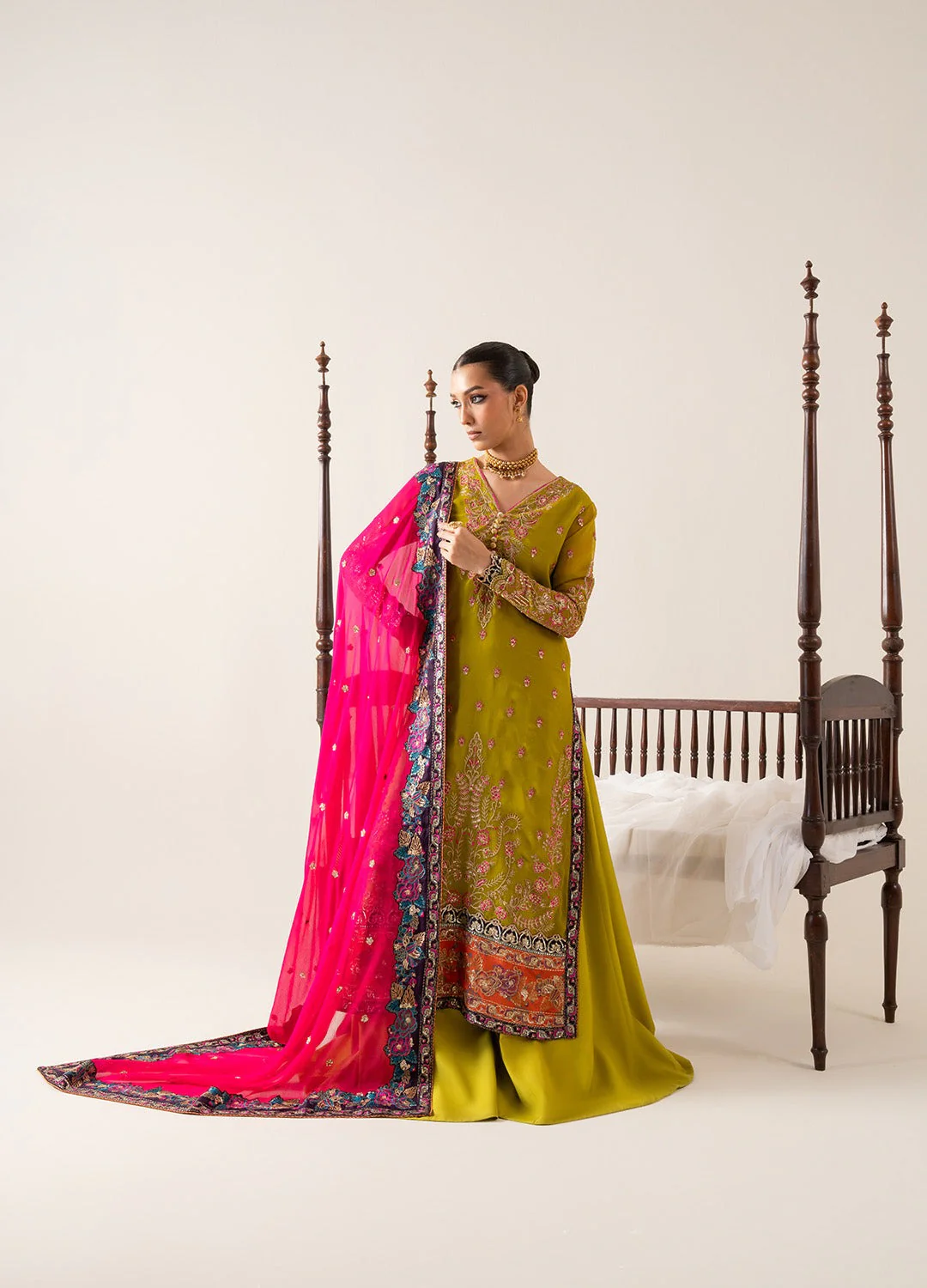 Freesia Zaib Embroirdered Chiffon - Image 5