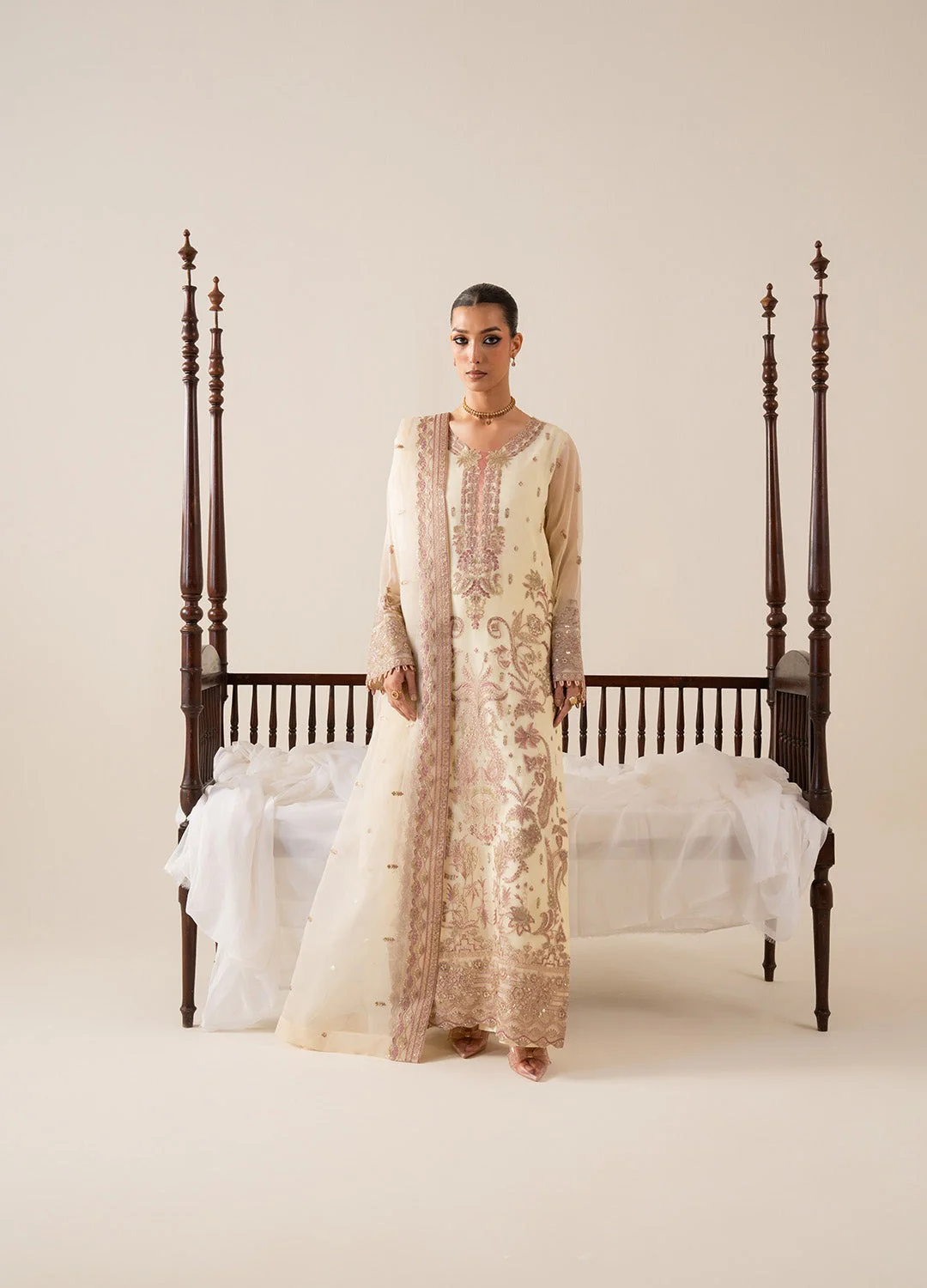 Freesia Zaib Embroirdered Chiffon - Image 5