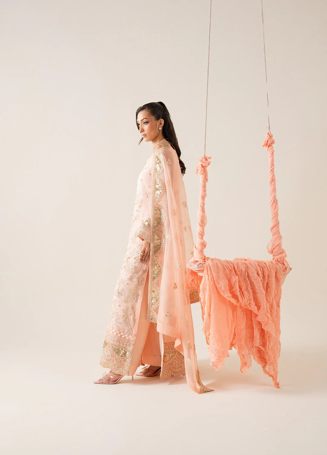 Freesia Zaib Embroirdered Chiffon - Image 4