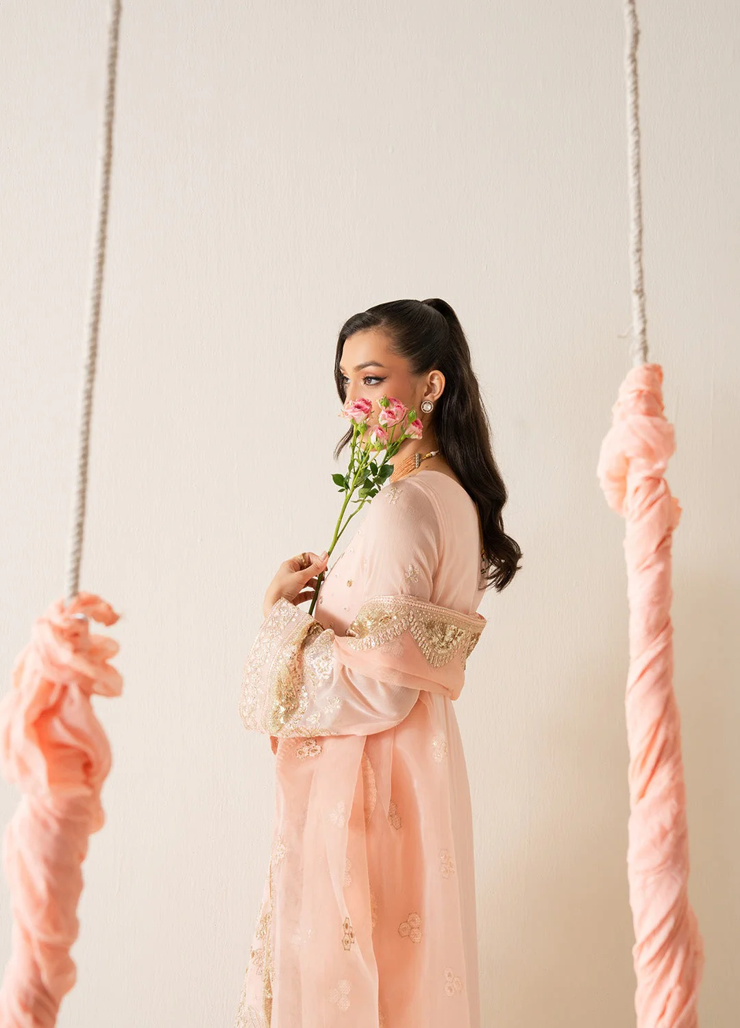 Freesia Zaib Embroirdered Chiffon - Image 5