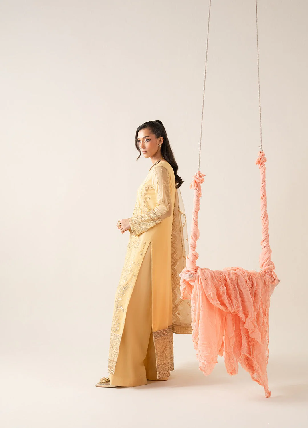 Freesia Zaib Embroirdered Chiffon - Image 4