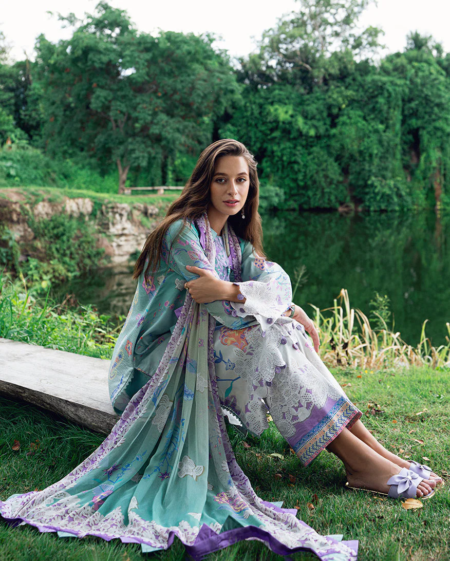 Garden veil Printed Lawn - Image 7