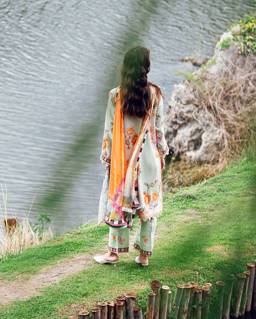 Garden veil Printed Lawn - Image 2