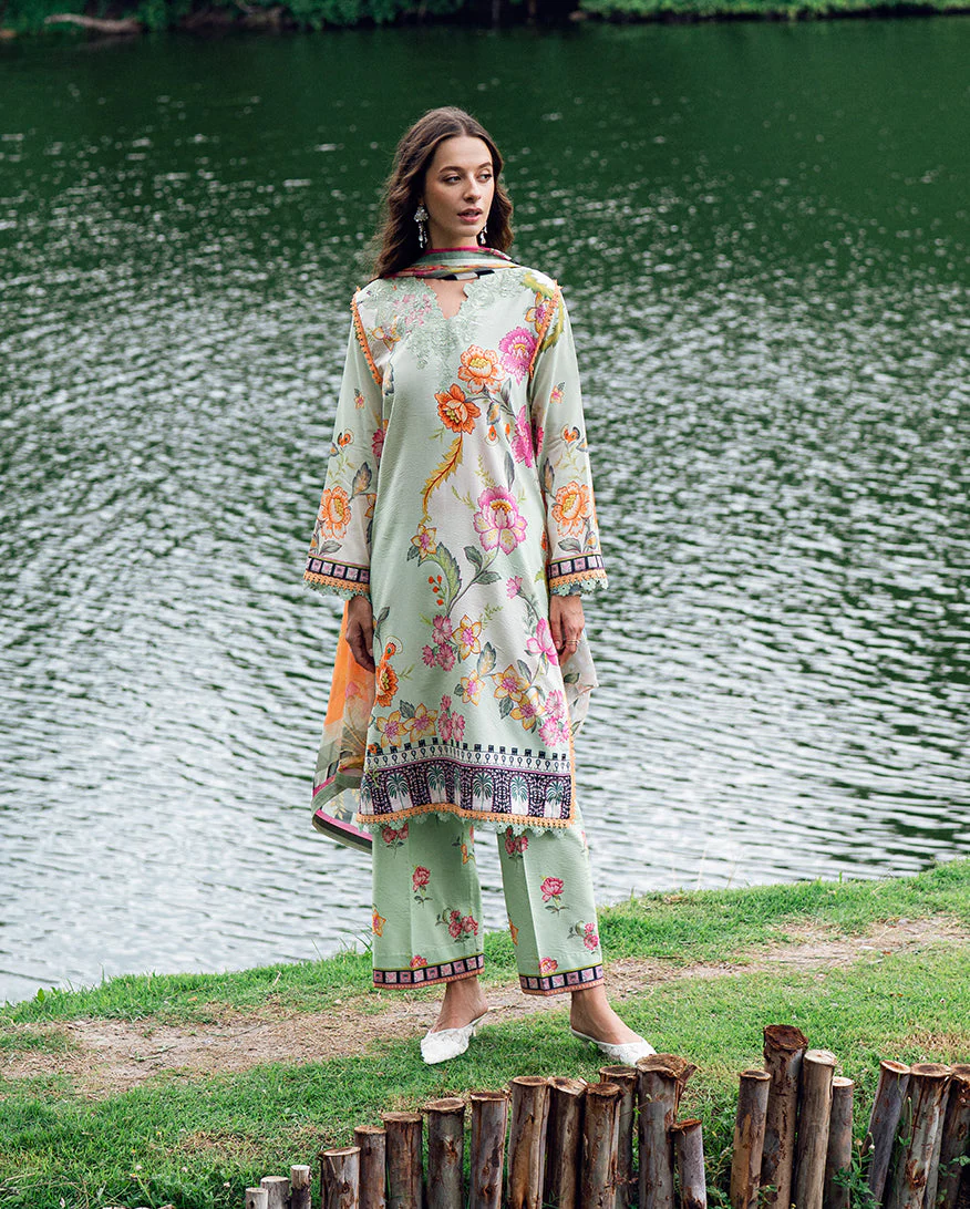 Garden veil Printed Lawn - Image 3