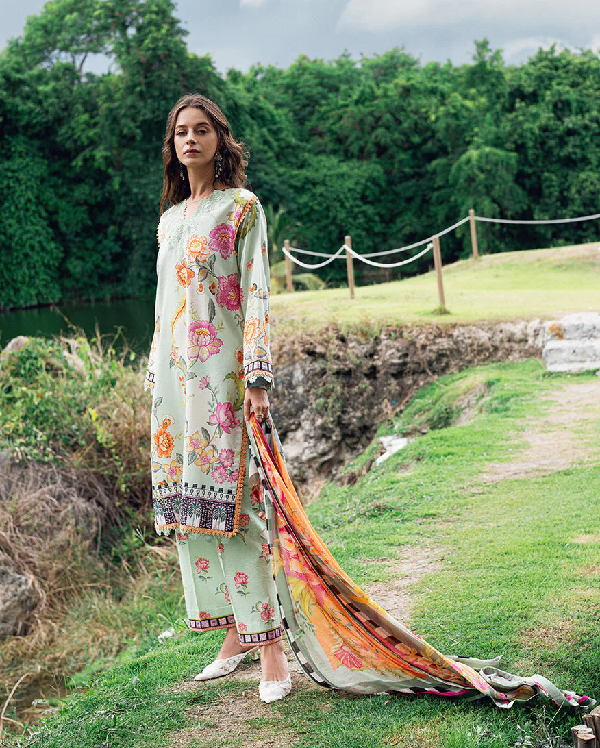 Garden veil Printed Lawn - Image 4