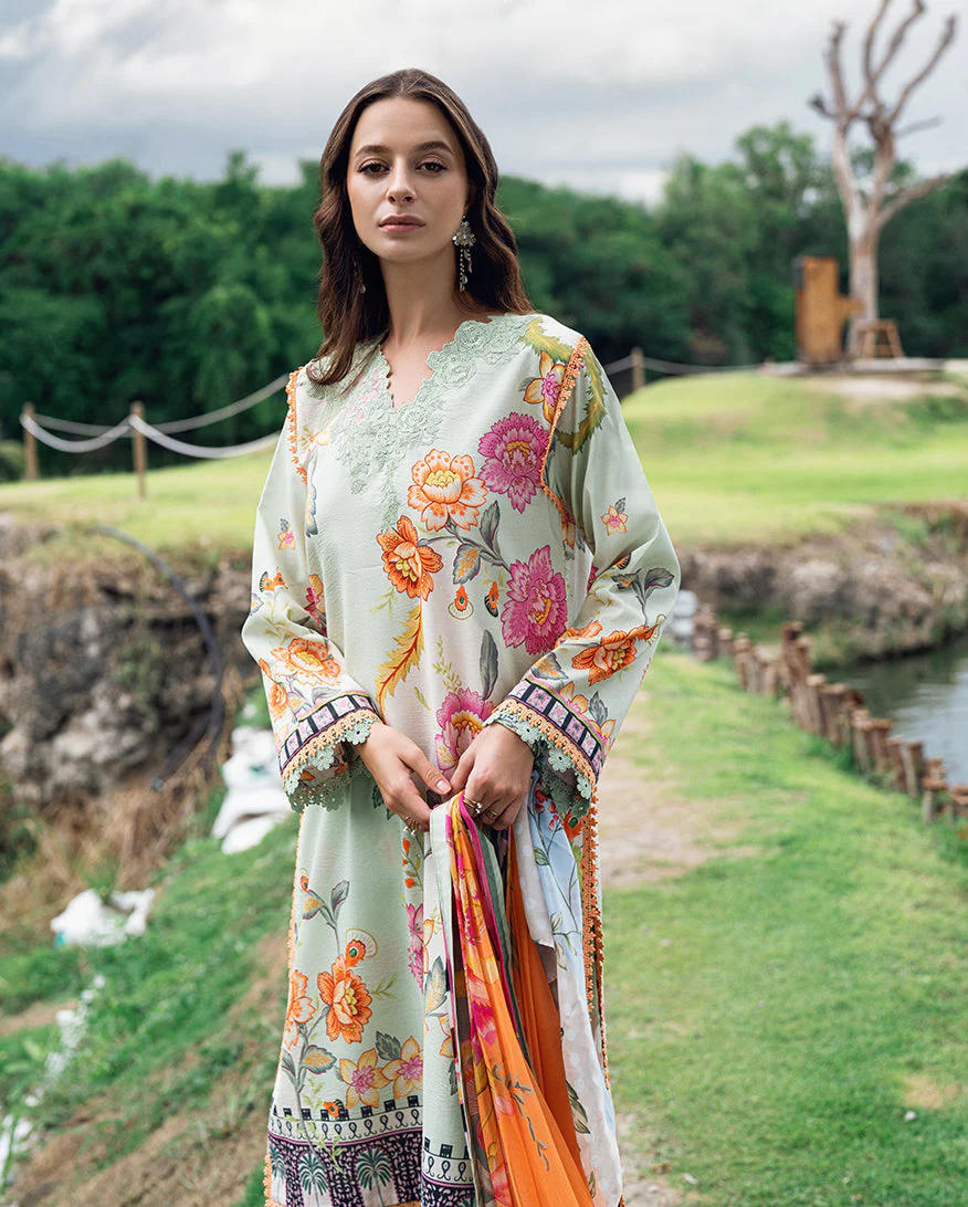 Garden veil Printed Lawn - Image 5