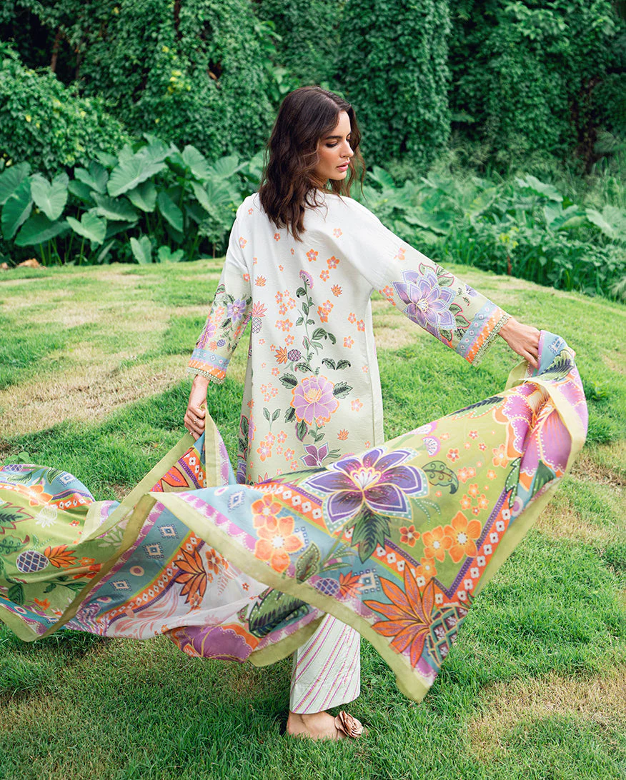 Garden veil Printed Lawn - Image 2