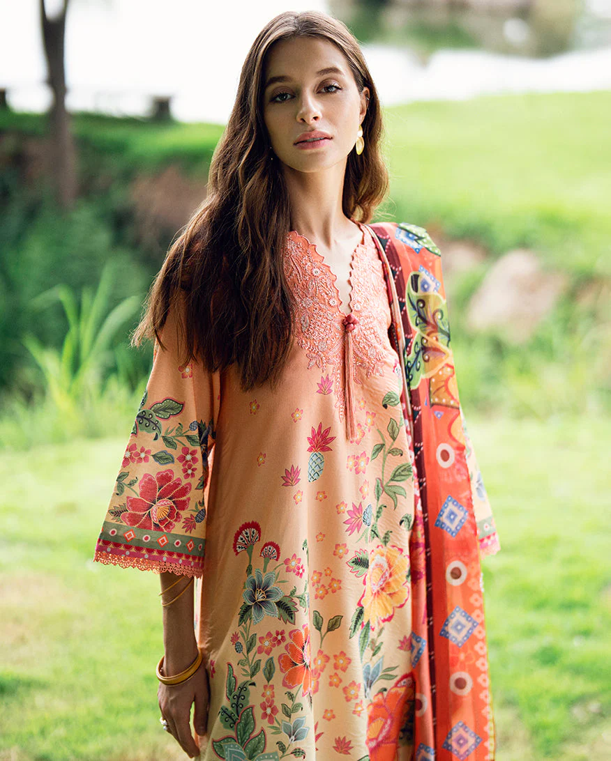 Garden veil Printed Lawn - Image 5