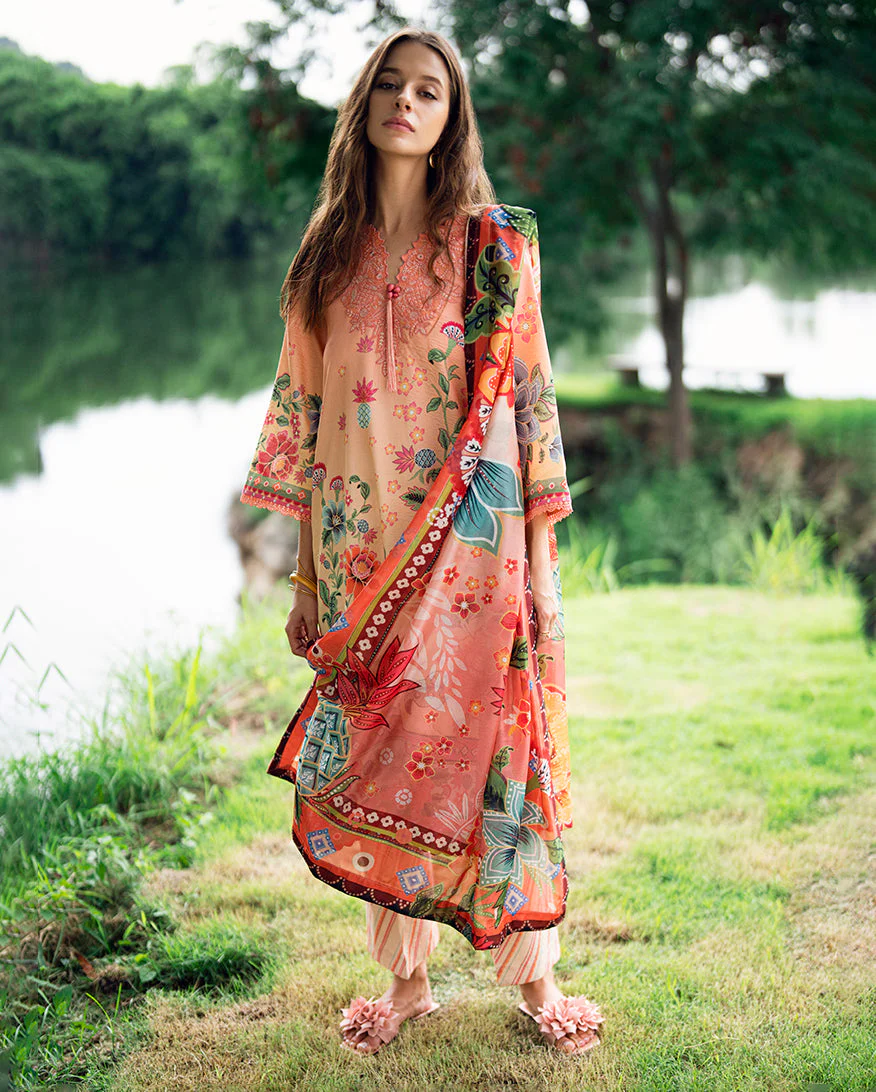 Garden veil Printed Lawn - Image 6