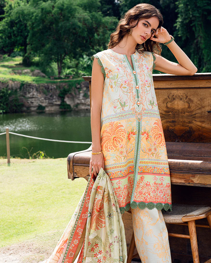 Garden veil Printed Lawn - Image 4