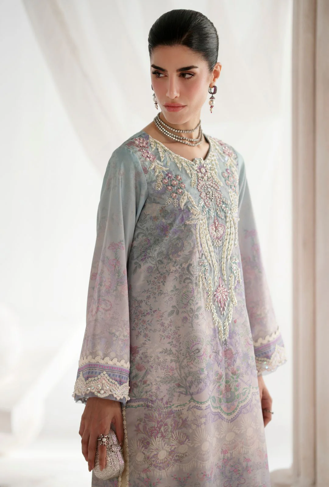 Garden Whisper Printed silk - Image 4