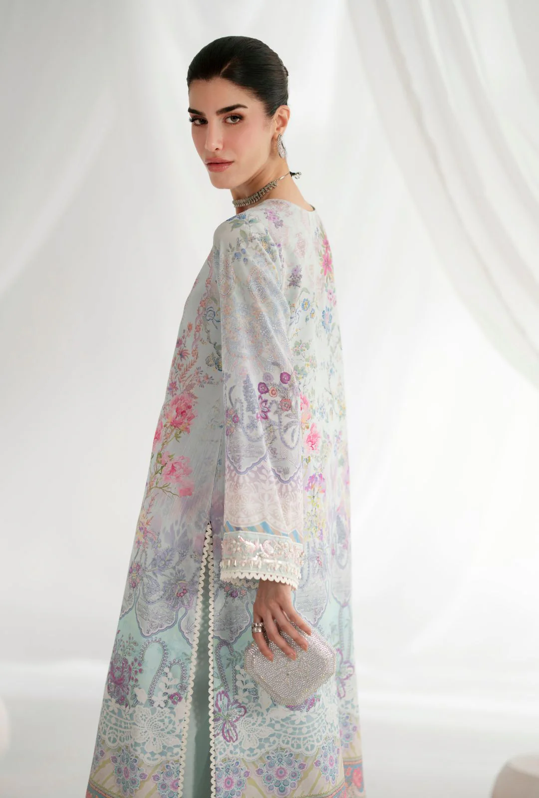 Garden Whisper Printed silk - Image 3