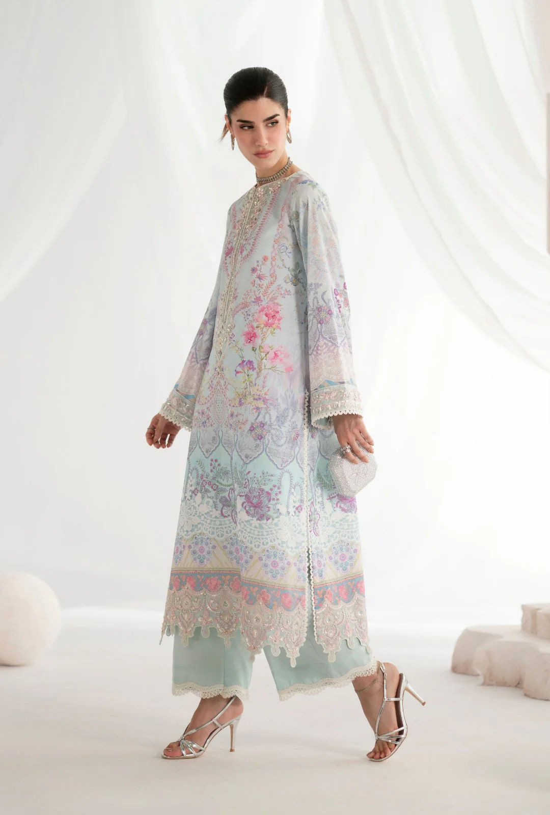 Garden Whisper Printed silk - Image 5
