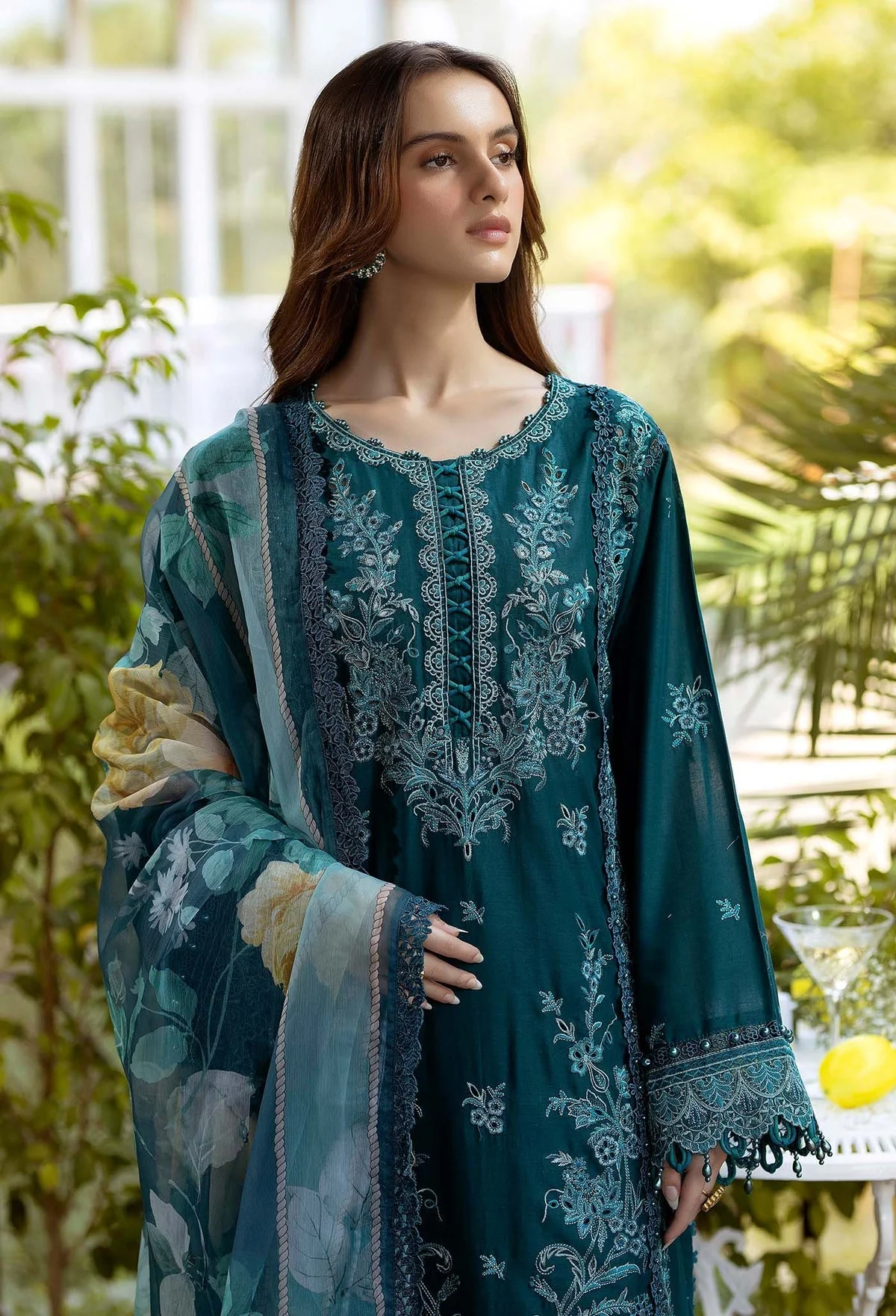 Gardenia Embroidered Lawn - Image 3