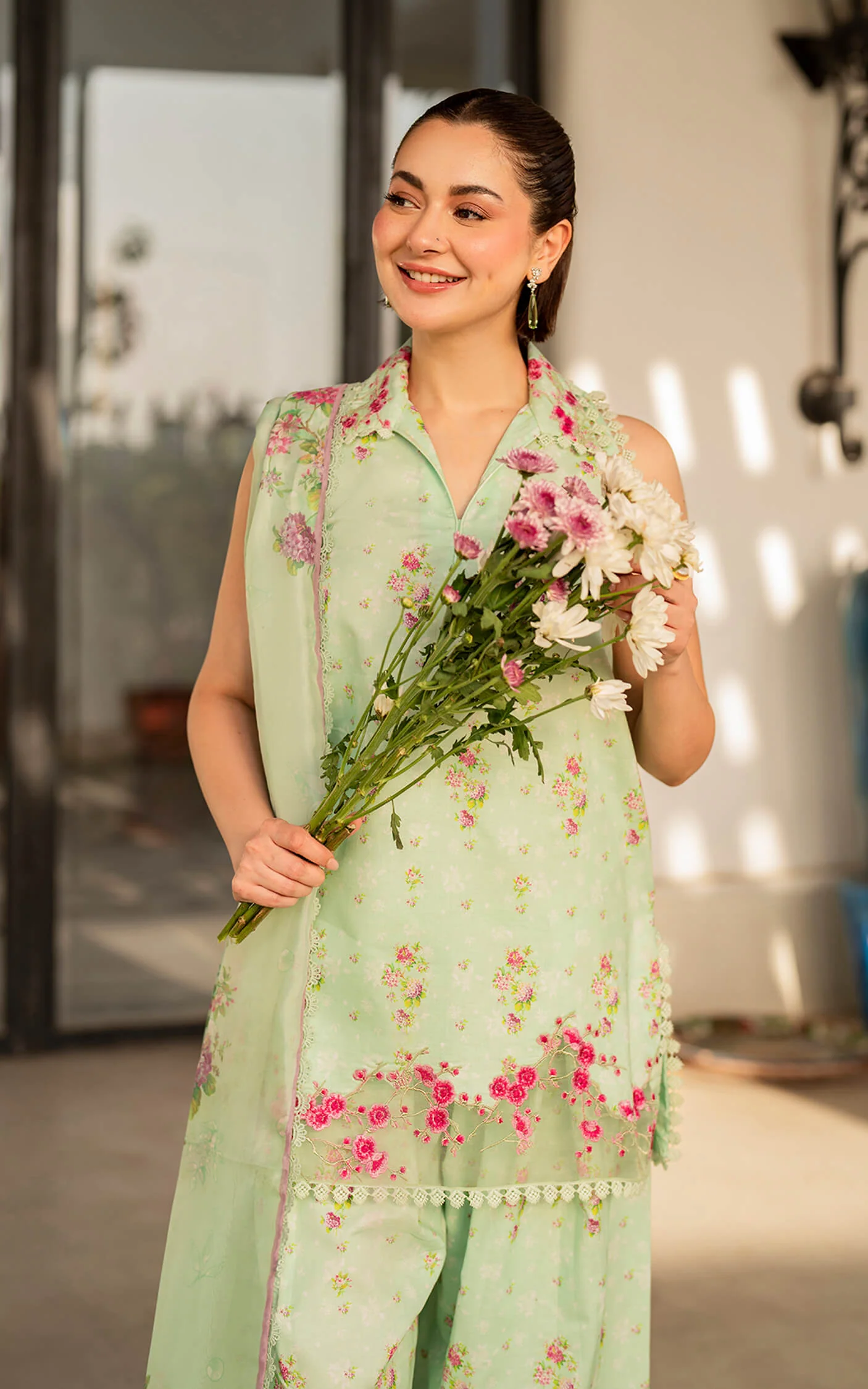 ASIF & NABEEL MERAKI Unstitched Lawn - Gul-e-Rana MK-11 - Image 3