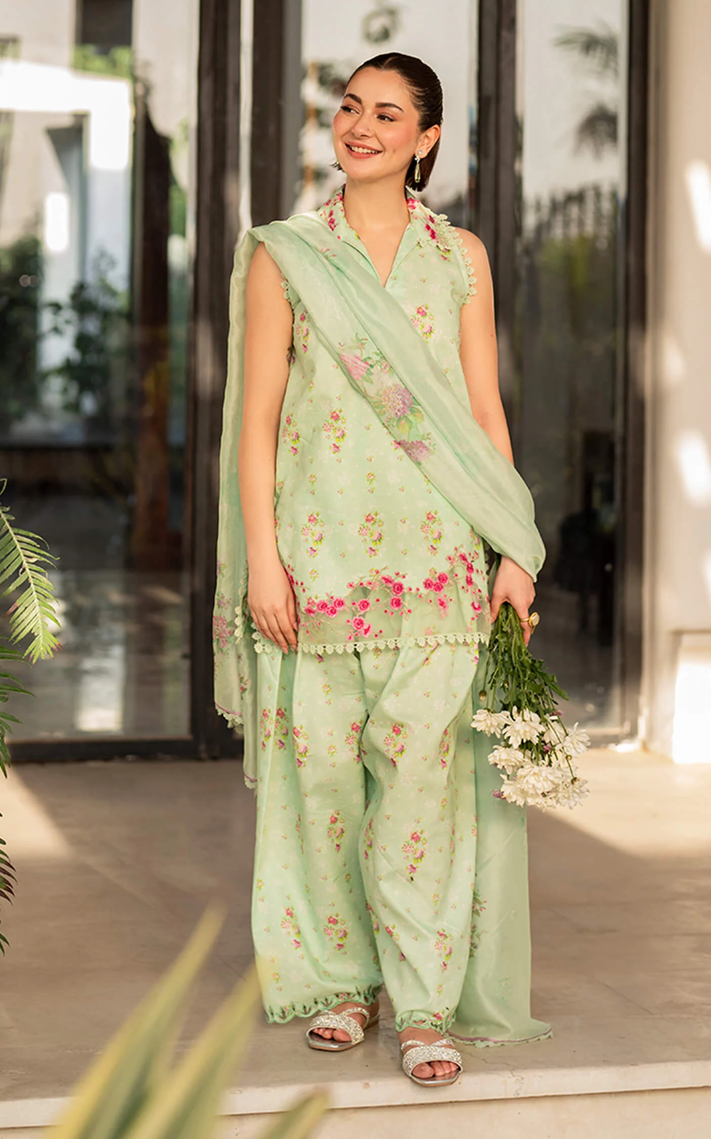 ASIF & NABEEL MERAKI Unstitched Lawn - Gul-e-Rana MK-11 - Image 7