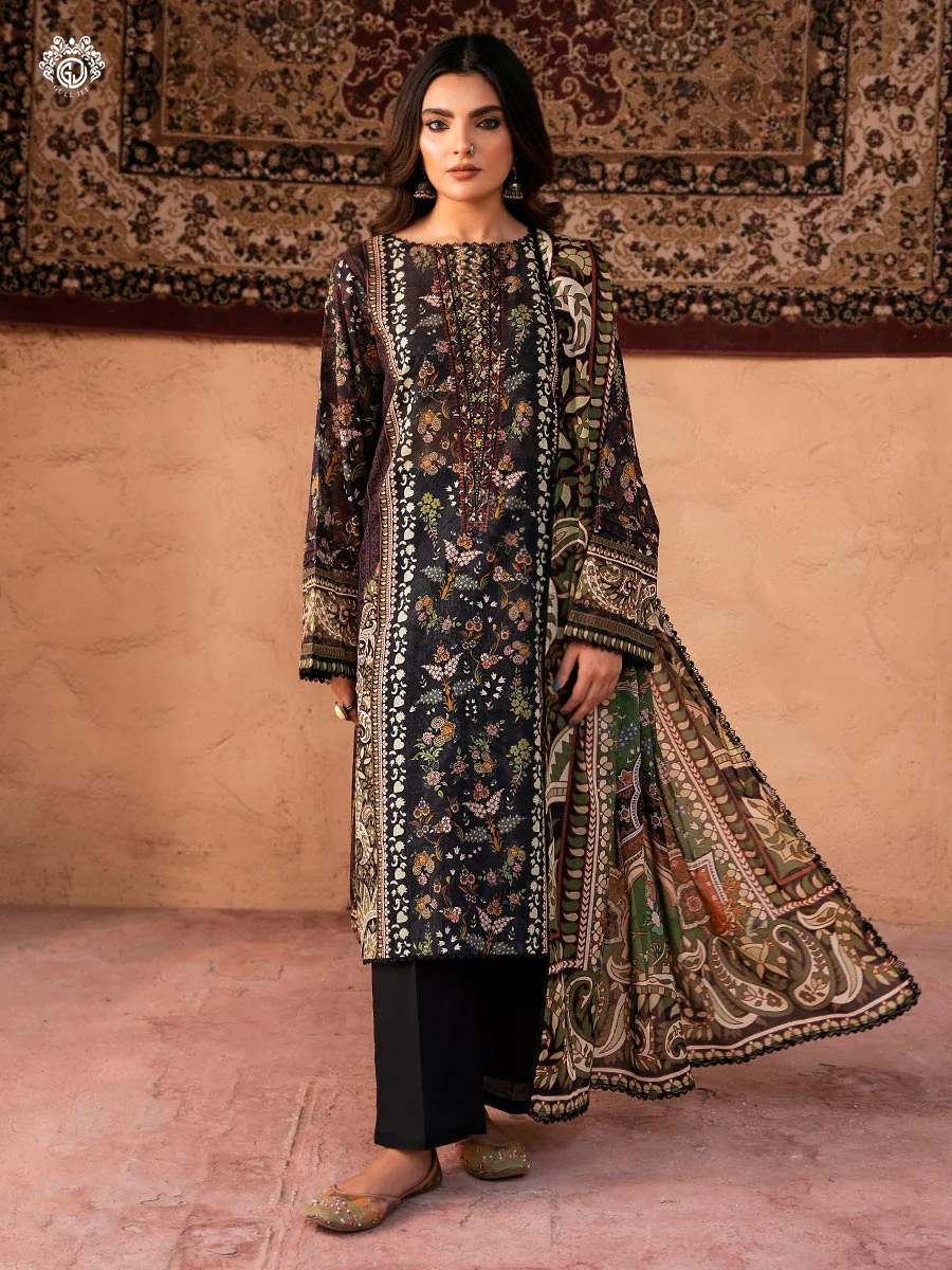 Gullbano Unstitched 3 pc Lawn