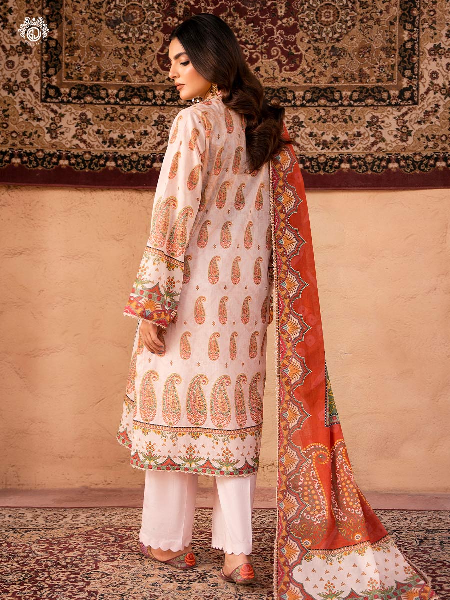 Gullbano Unstitched 3 pc Lawn - Image 2