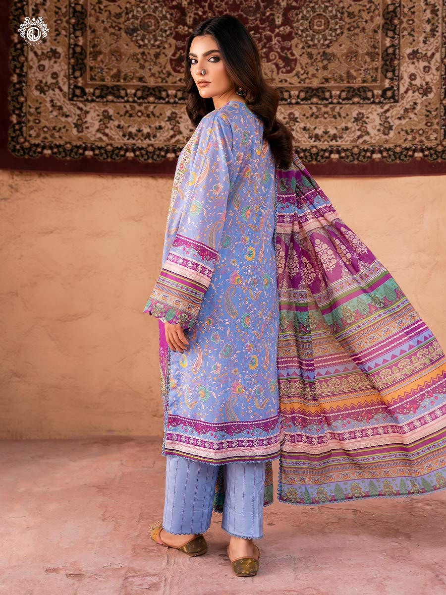 Gullbano Unstitched 3 pc Lawn - Image 2