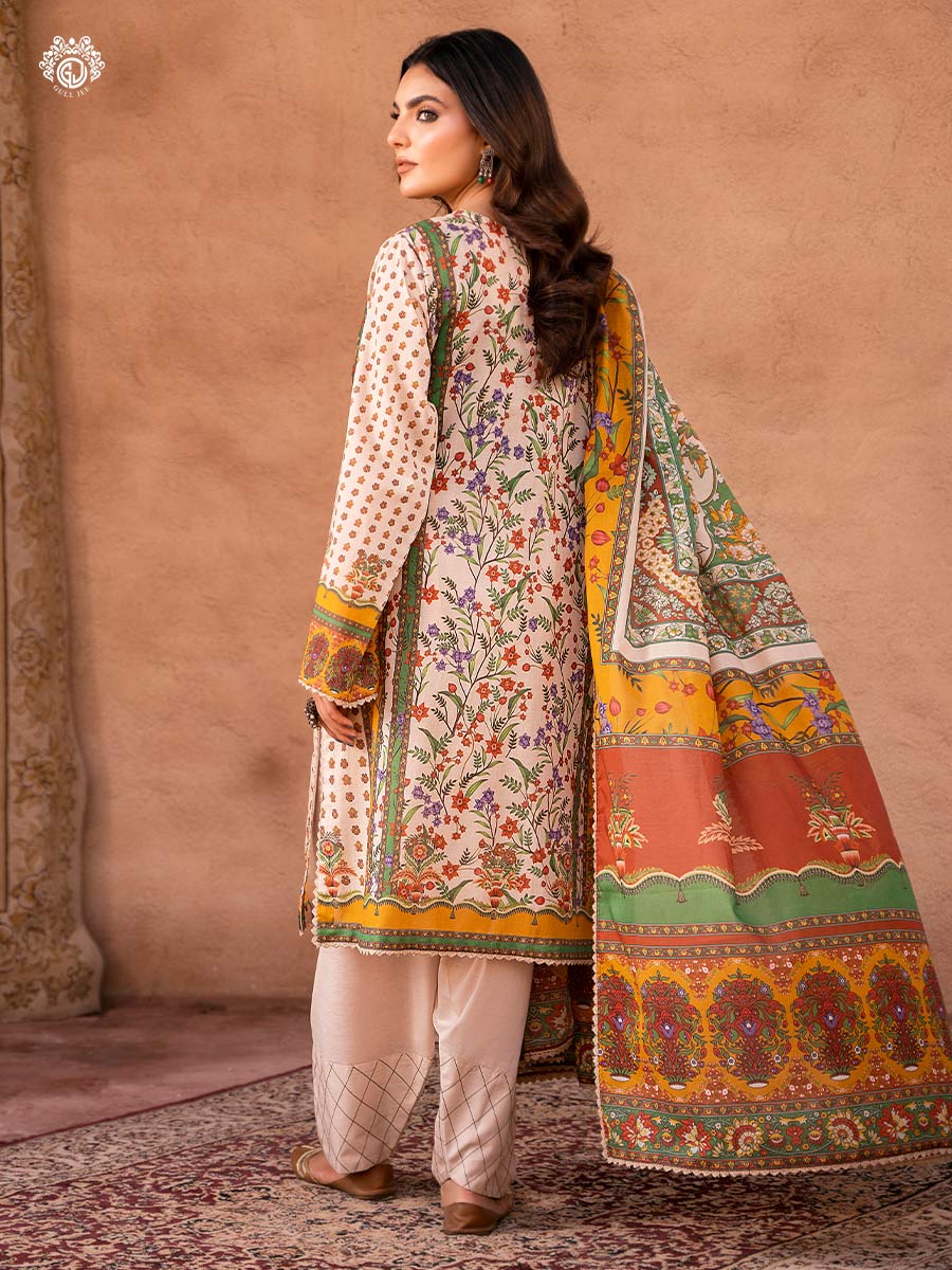 Gullbano Unstitched 3 pc Lawn - Image 2