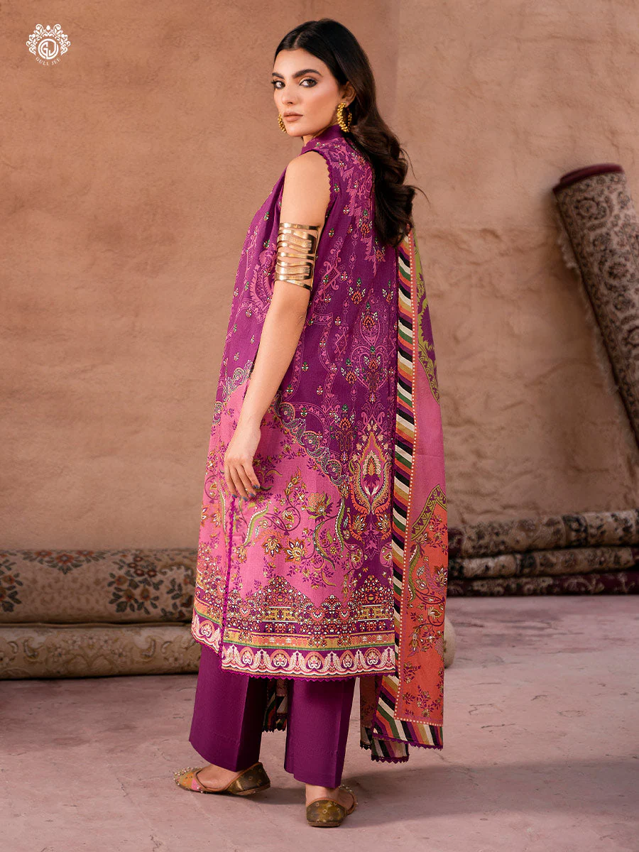 Gullbano Unstitched 3 pc Lawn - Image 2