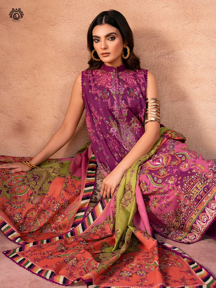 Gullbano Unstitched 3 pc Lawn - Image 3