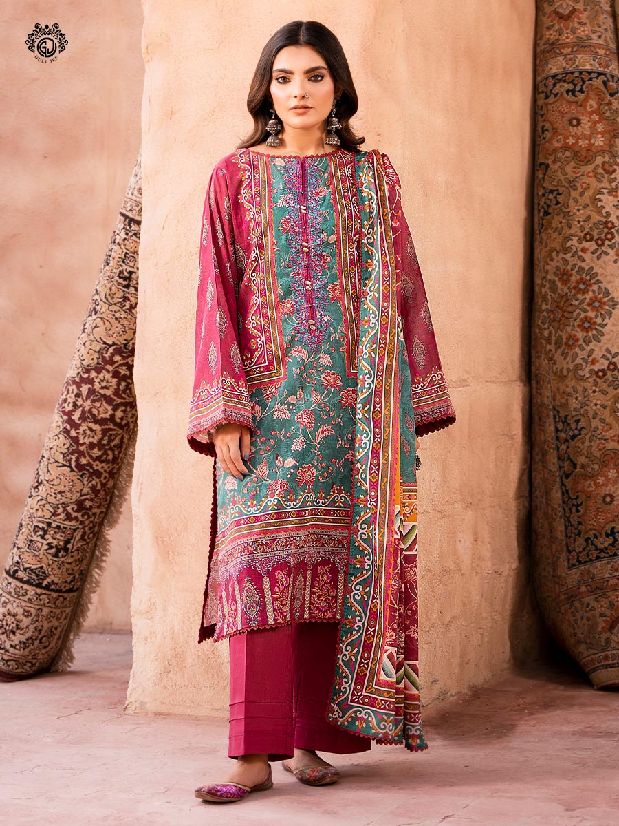 Gullbano Unstitched 3 pc Lawn