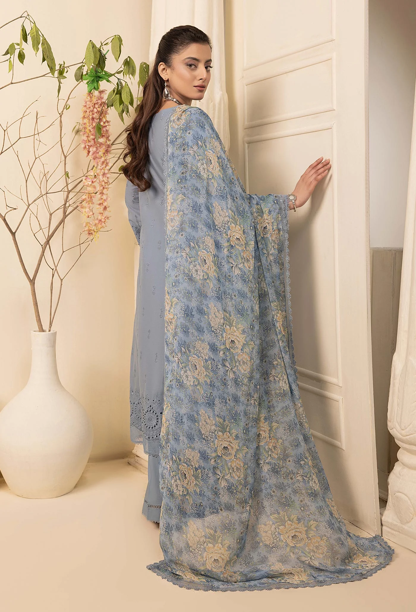 Haelyn Schiffli Embroidered Lawn - Image 2