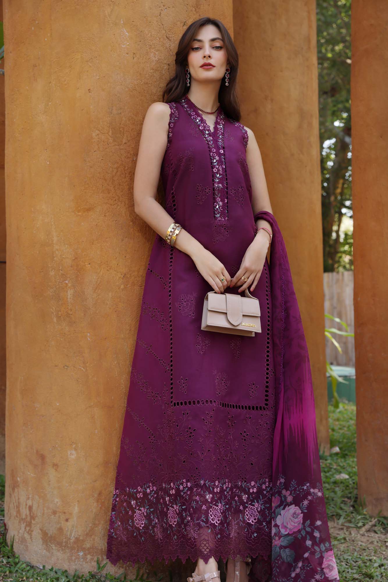 HANDWORK LASERKARI LAWN - Image 3