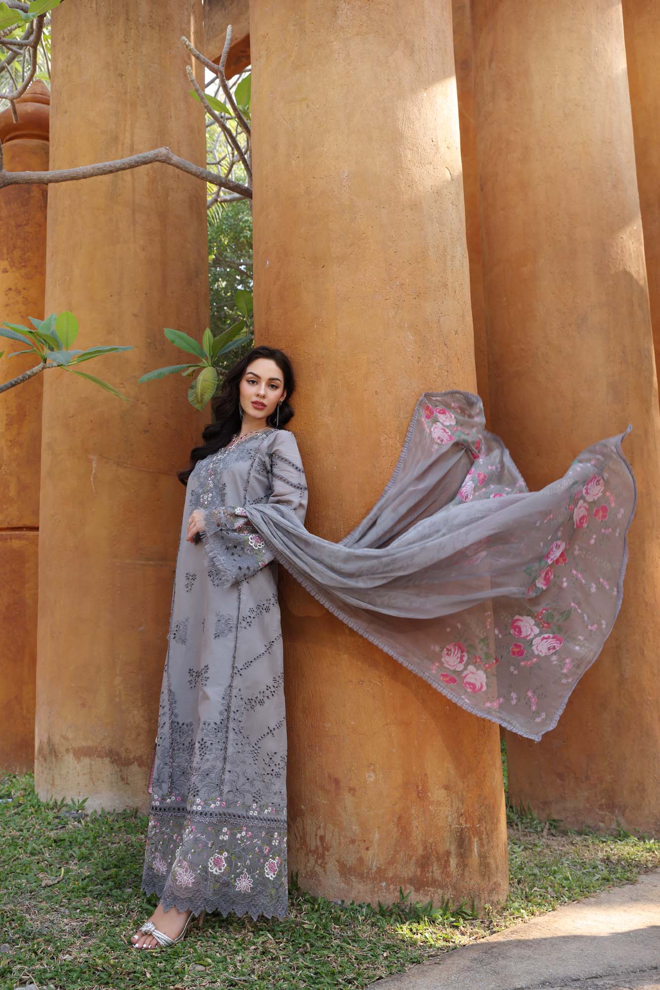 HANDWORK LASERKARI LAWN - Image 3