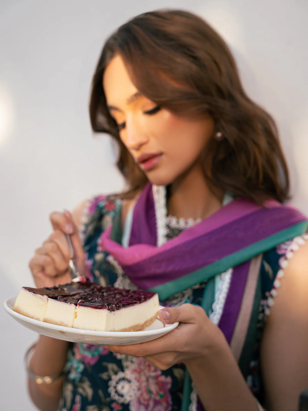 Hazel Printed Embroidered Lawn - Image 6