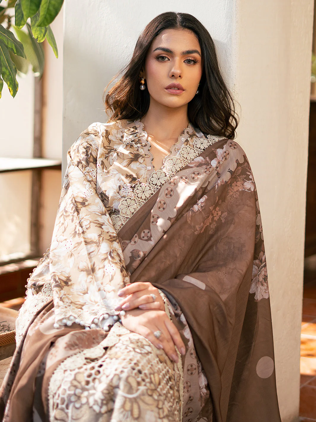 Hazel Printed Embroidered Lawn - Image 4