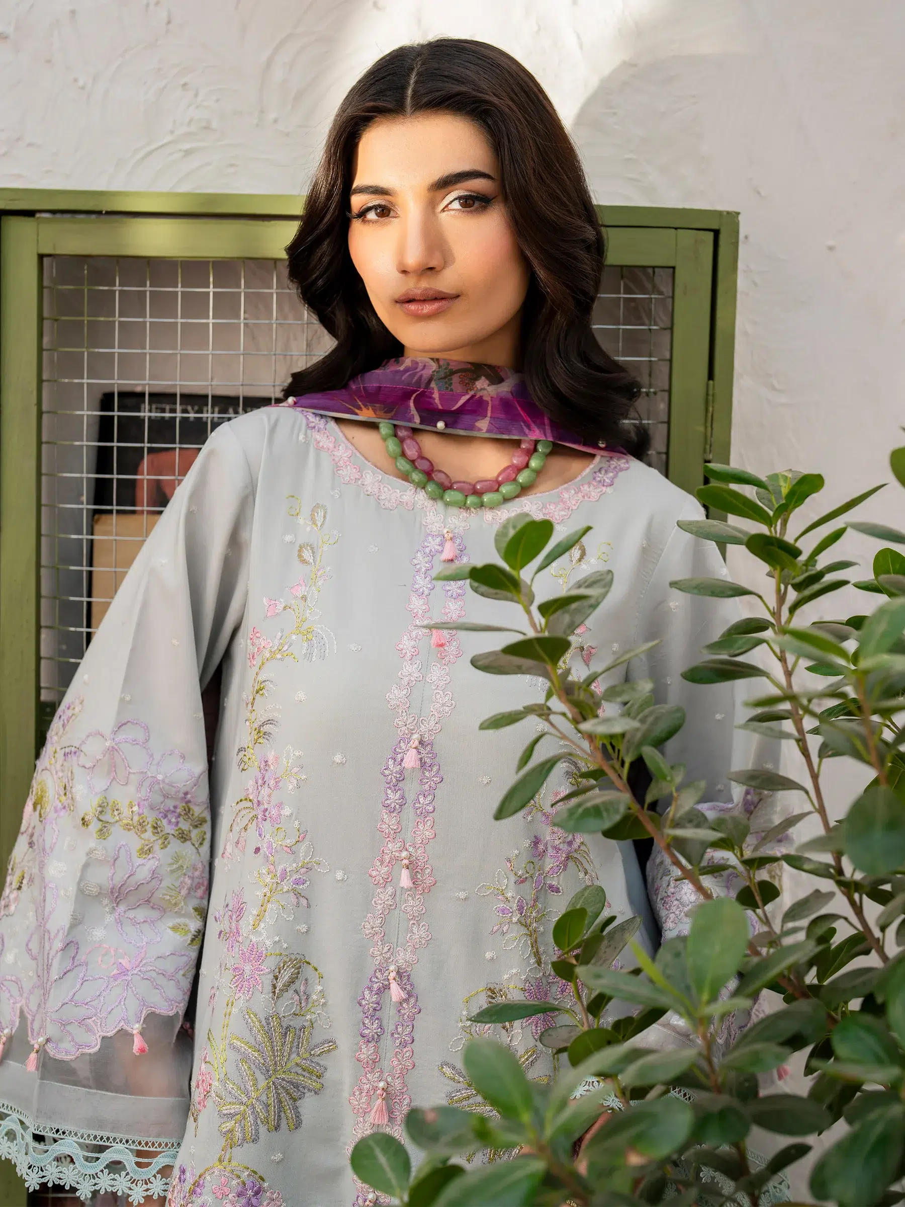 Husn-E-Arah Unstitched Lawn - Image 4