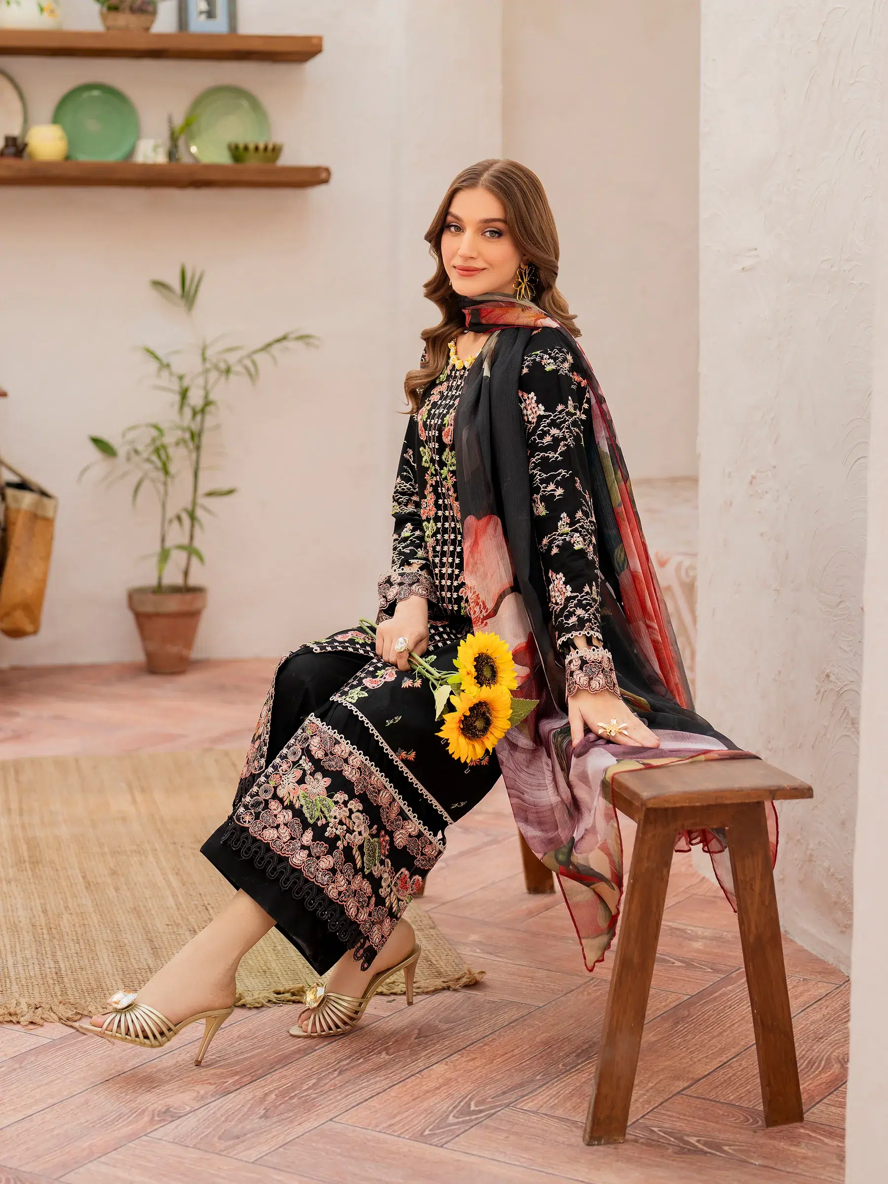 Husn-E-Arah Unstitched Lawn - Image 7