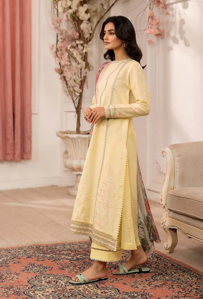 Inara Unstitched 3 Piece Lawn - Image 3