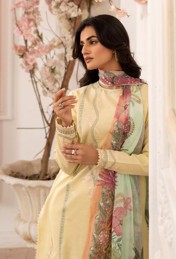Inara Unstitched 3 Piece Lawn - Image 4