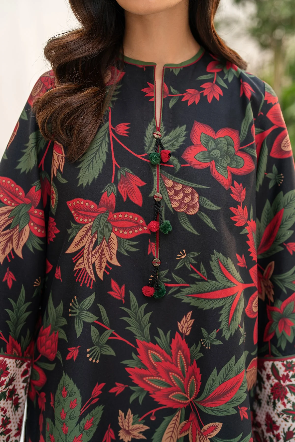 JAZMIN || DIGITAL PRINTED PREMIUM VISCOSE 3 Pieces (Pret ) - Image 9