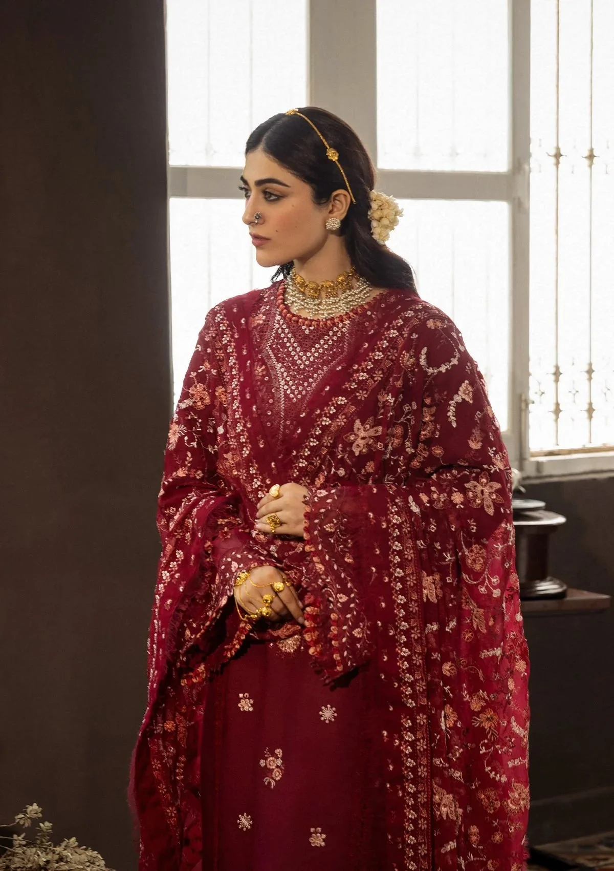 Karandi with Embroidered Chiffon - Image 6