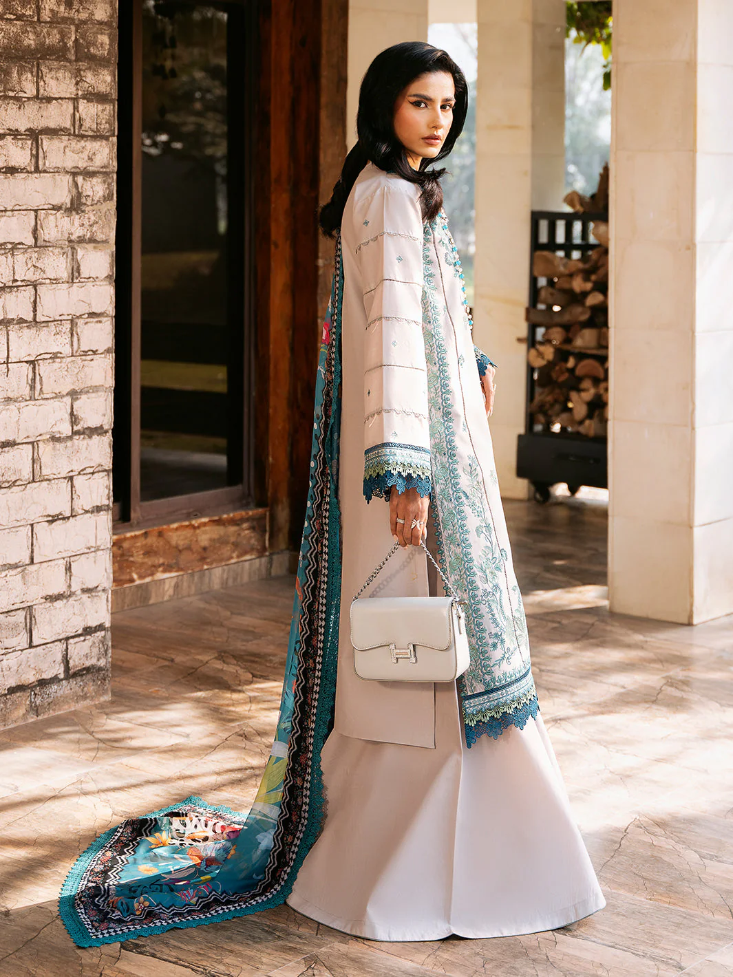 Kayra Embroidered Lawn - Image 2