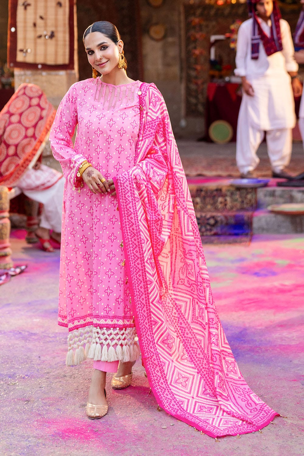 Lacquer Printed Lawn Suit - Image 5