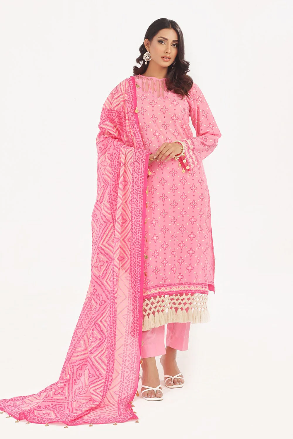 Lacquer Printed Lawn Suit - Image 6