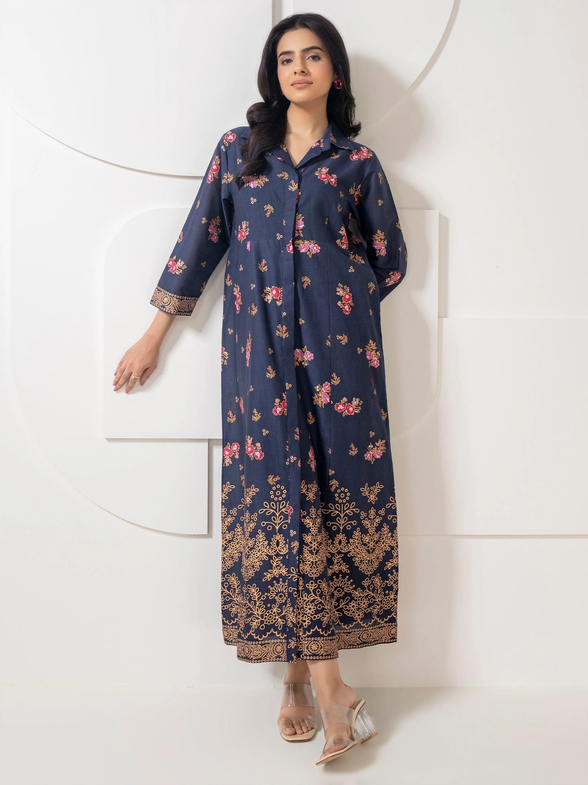 Lawn Frock-Paste Print (Pret) - Image 4