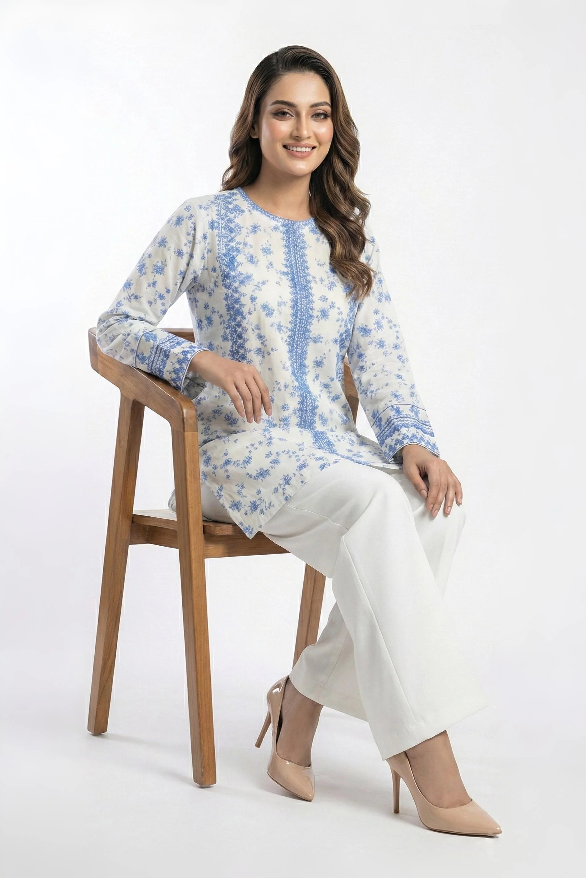 Lawn Kurti-Embroidered (Pret) - Image 3