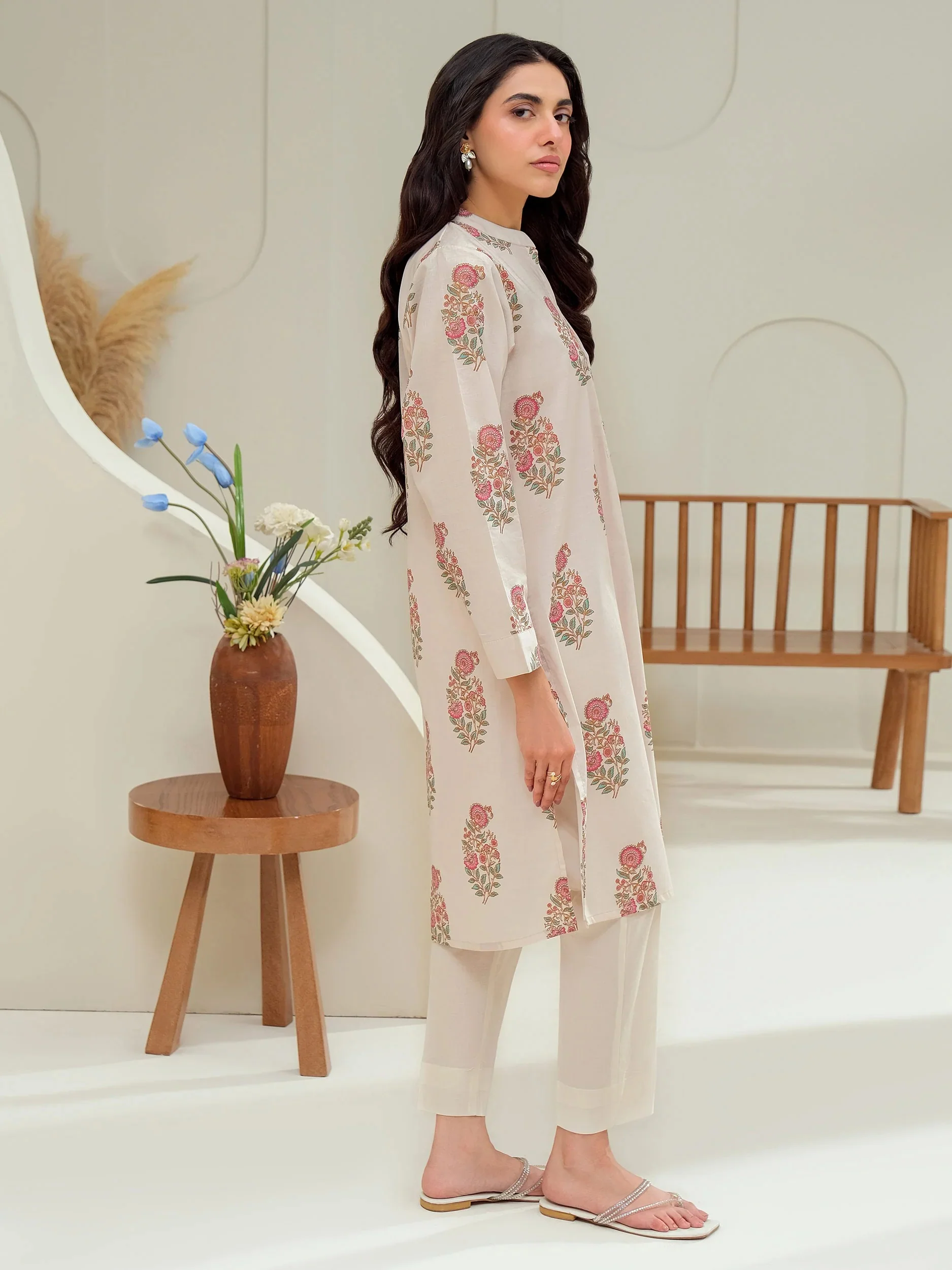 Lawn Shirt-Paste Print (Unstitched) - Image 5