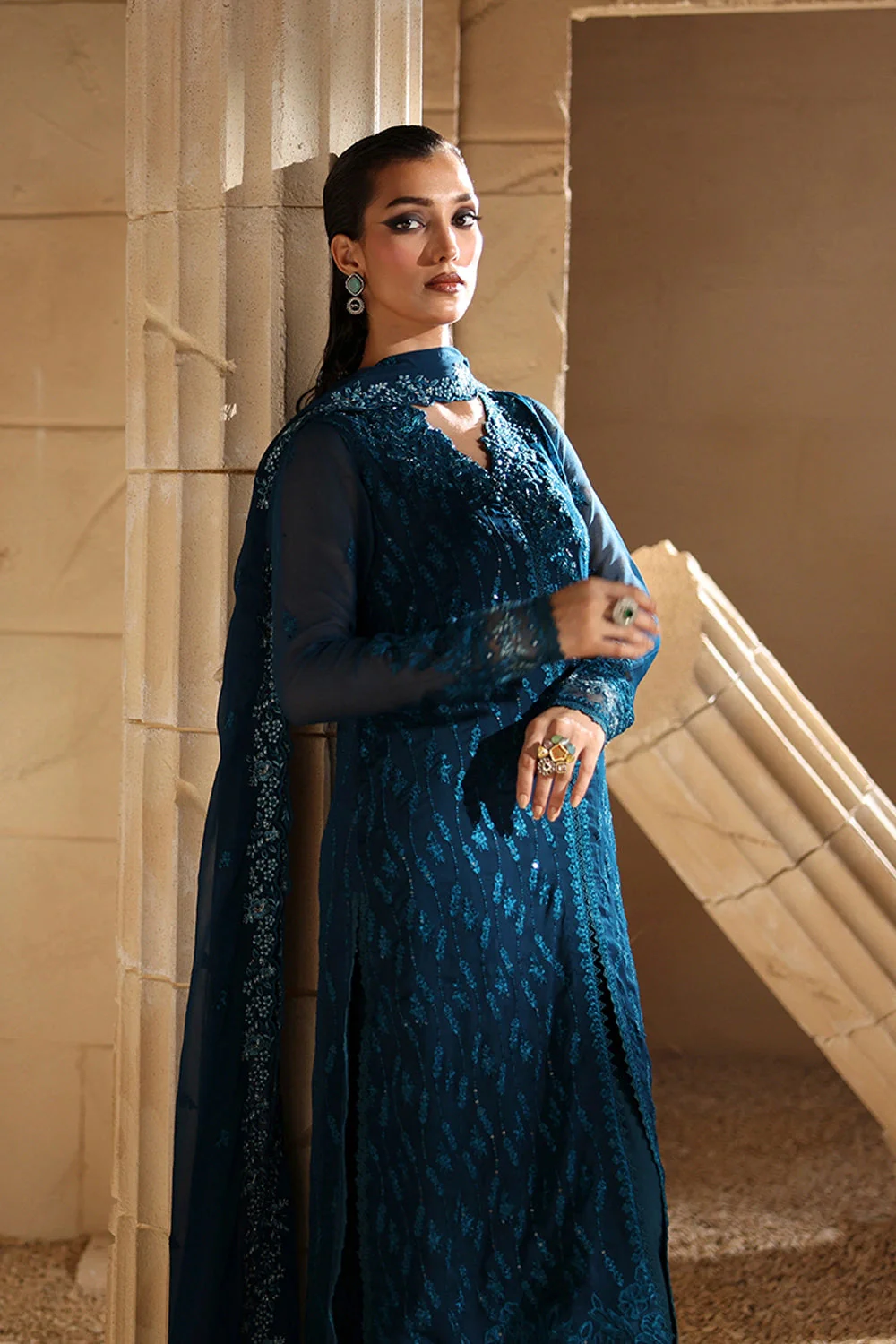 Luxe Embroidered Chiffon - Image 10