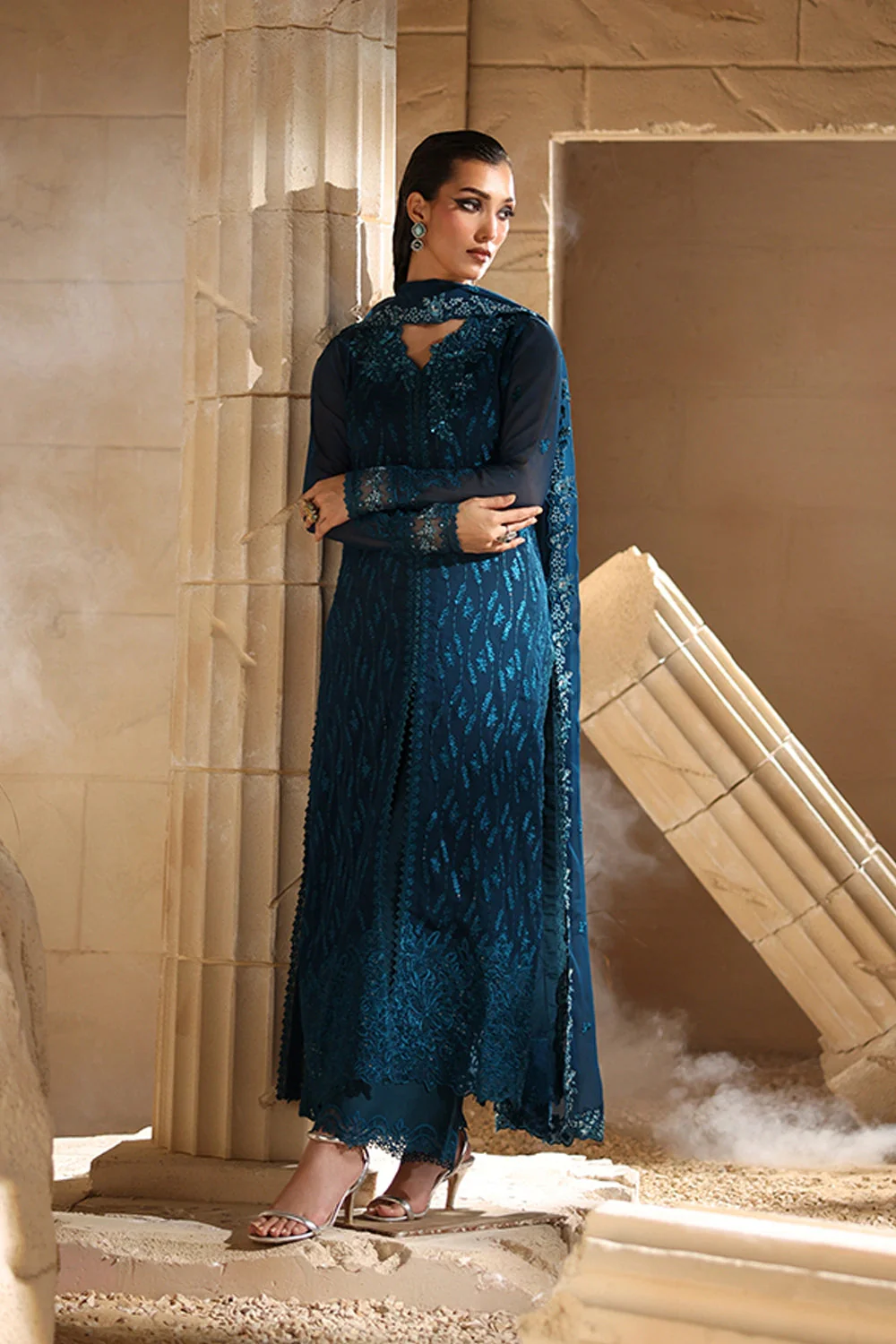 Luxe Embroidered Chiffon - Image 4