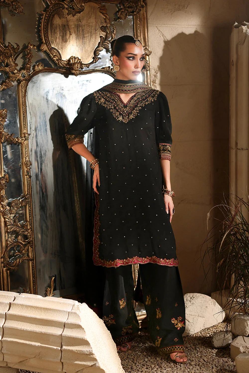 Luxe Embroidered Chiffon - Image 3