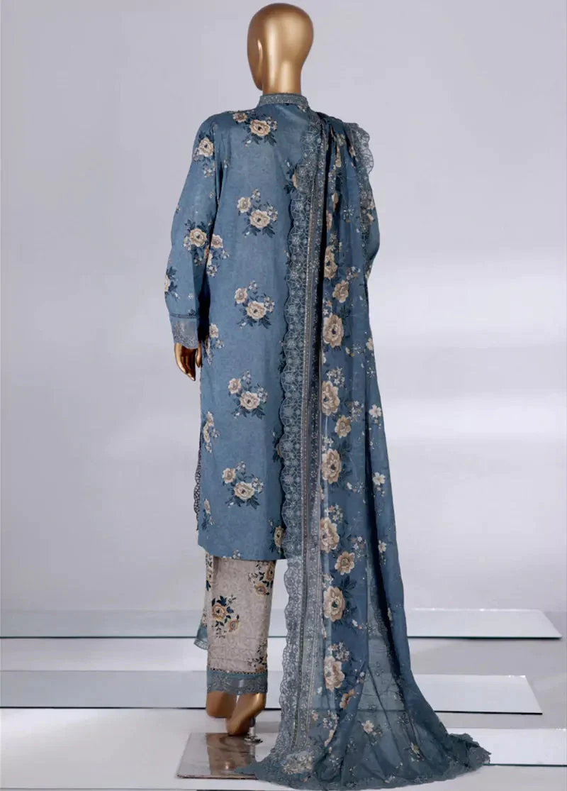 Luxury Embroidered Lawn 3 Piece - Image 2
